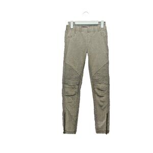 BEULAH Jegging Size SMALL W26 L27 Women Mid Rise Skinny Leg Solid Green Pull on
